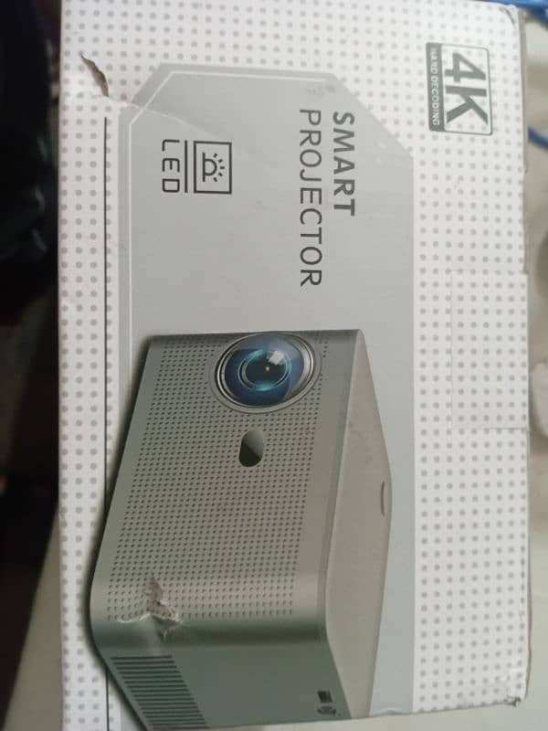 4K Android LED Projector With 100 inch Screen 5