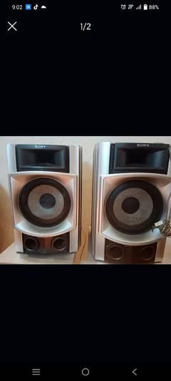 sony speakers in working condition