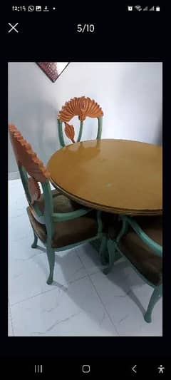 deco paint dinning table marble coated polish on table