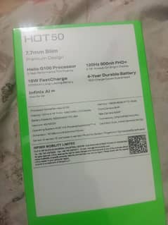 Infinix hot 50 . . 128/8+8