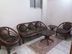 Sofa Set with Center Table and Side Tables | 5 Seater Sofa