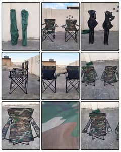 Portable & Foldable Outdoor/Hiking/Tent Chairs (Commando Colour)