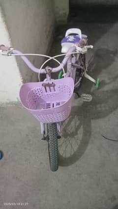 purple color baby girl cycle