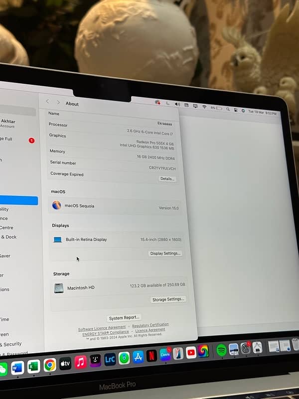 Macbook Pro 2019 11