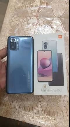 redmi note 10 lush condition box mobile