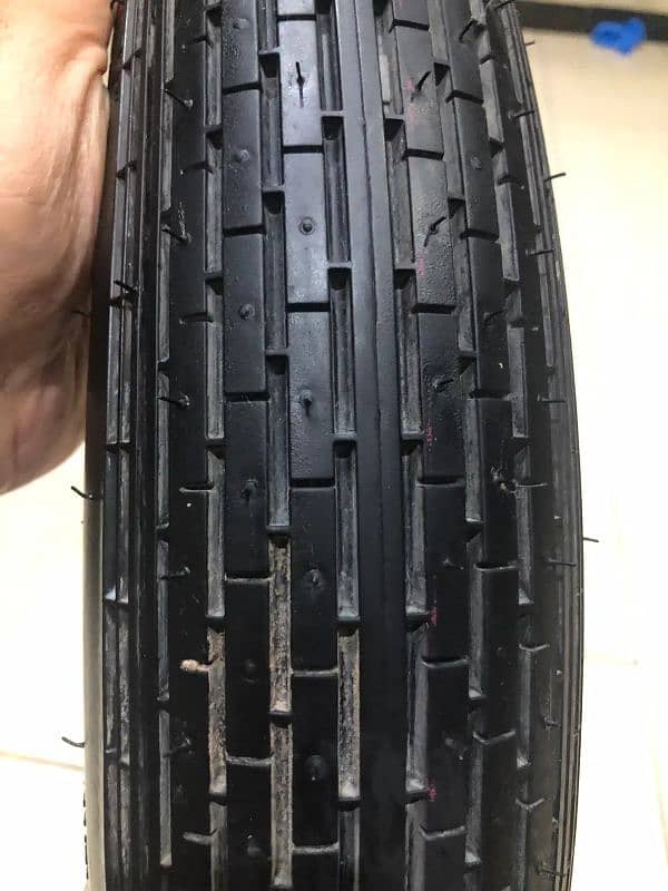 Honda 150f Genuine Cordial tyres with tubes 6