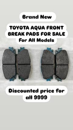 TOYOTA AQUA BREAK PADS