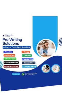 Get Turnitin, Grammarly, Chat GPT Plus | Writing & Plagiarism Solution