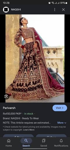 bridal lehenga