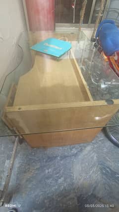 Computer Table with Glass top