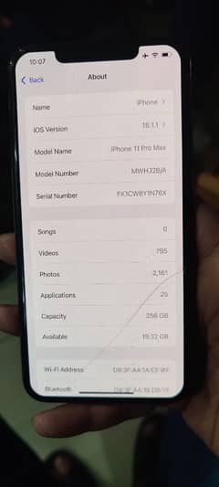 Iphone 11 Pro Max 256 GB NoN Pta FU