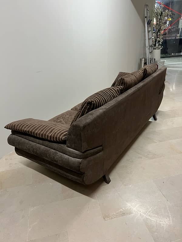 Wooden 3 seater sofa 3