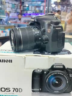 Canon 70D || 18-55mm lens | complete box