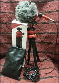 Boya MM-1 mic With Flexible tripod with Cable