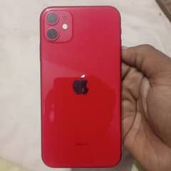 I phone 11 64 gb red color 03130818210 whatapp