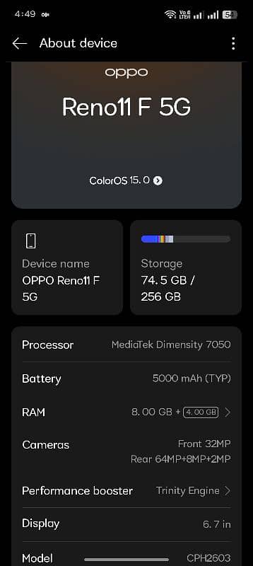 oppo Reno 11f 5g 3