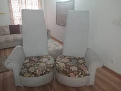 Long Back solid chairs