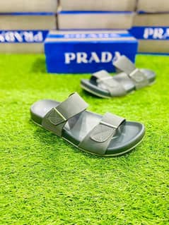Men's Formal Fabric Sandals - Grey - 1 Pcs