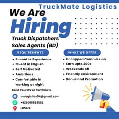 Truck Dispatchers and Sales agents