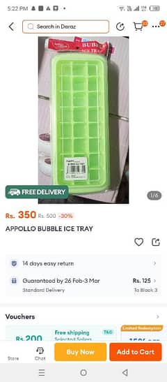 bubble ice tray with cover