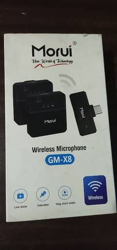 Morui Gm-X8 wireless microphone