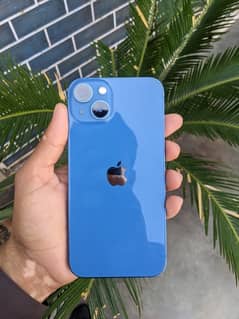 iPhone 13 sim time available 128 GB Jv blue color Lush Condition