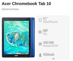 acer tab 10 chromeOs