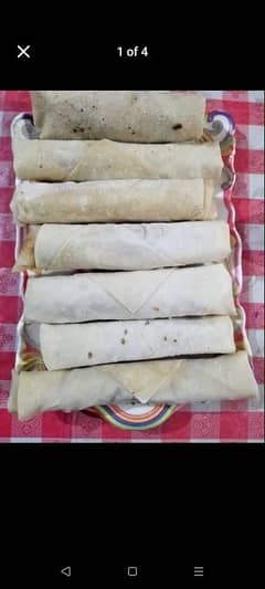 Home made delicious roll each roll 40 rupees