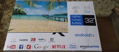 New Android led tv 32 inch screen size