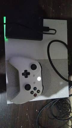 xbox one s console and pxn steering wheel with box