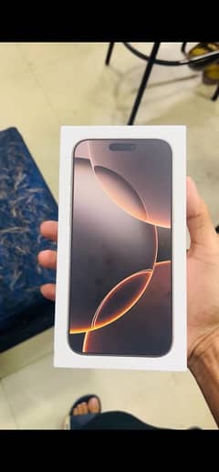 I phone 16 pro max non active box pack Factory unlocked