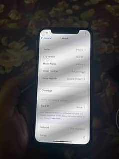 iphone x pta approved 256gb panel change face id off baki all ok