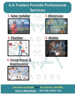 Electrician, Handyman(Plumber, Welder, Solar Installer) available 24/7