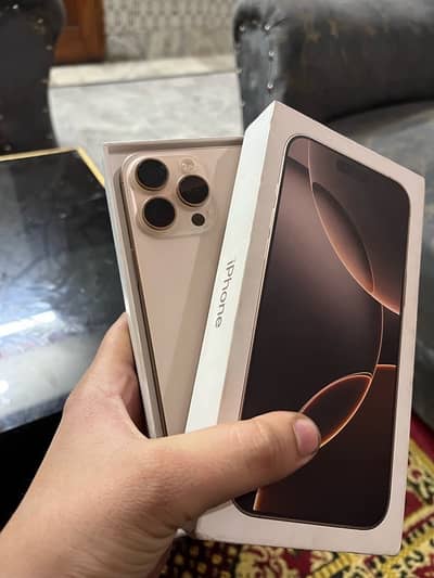 Iphon 16 pro max pta approve 256gb