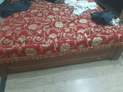 bed set pura lakrdi ka