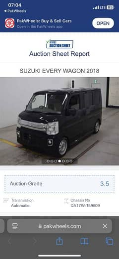 Suzuki Every Wagon PZ Turbo Model 2018/23