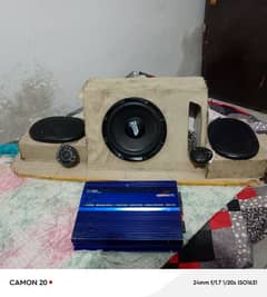 mehran car complete sound system woofer. .