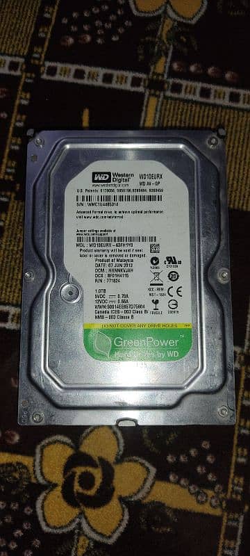 1 TB Hard drive Available for sale 0