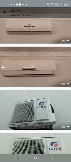 gree ac in total genuine condition