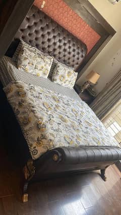 Leather Bed King Size