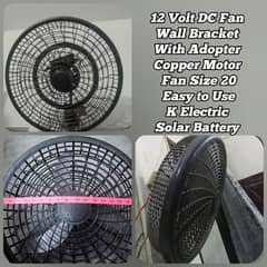 12 Volt DC Fan AC DC Fan Solar Fan Battery Fan