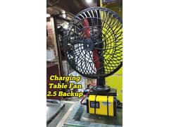 Charging Fan 12 Volt DC Fan Rechargeable Fan Emergency Fan