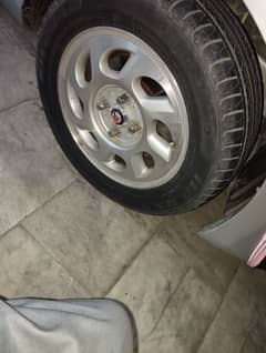 Japanise alloys Rims R14 and tyres 185/65/R14