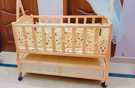 baby cot + swing