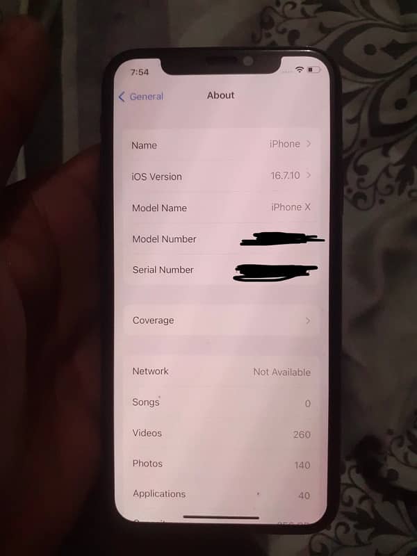 Iphone X 256GB non pta (factory unlocked) 0