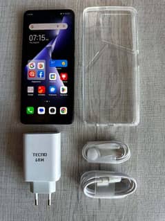 TECHNO POVA 5PRO 68W WITH CHARGER 256GB SILVER COLOR