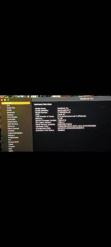 MacBook Pro M1 2020 16GB 256GB & 16GB 512GB 13" CTO Model 5