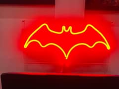 Neon Batman Led Sign