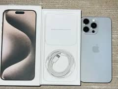 iPhone 15 Pro Max 256 GB Natural Titanium Non PTA Factory Unlocked