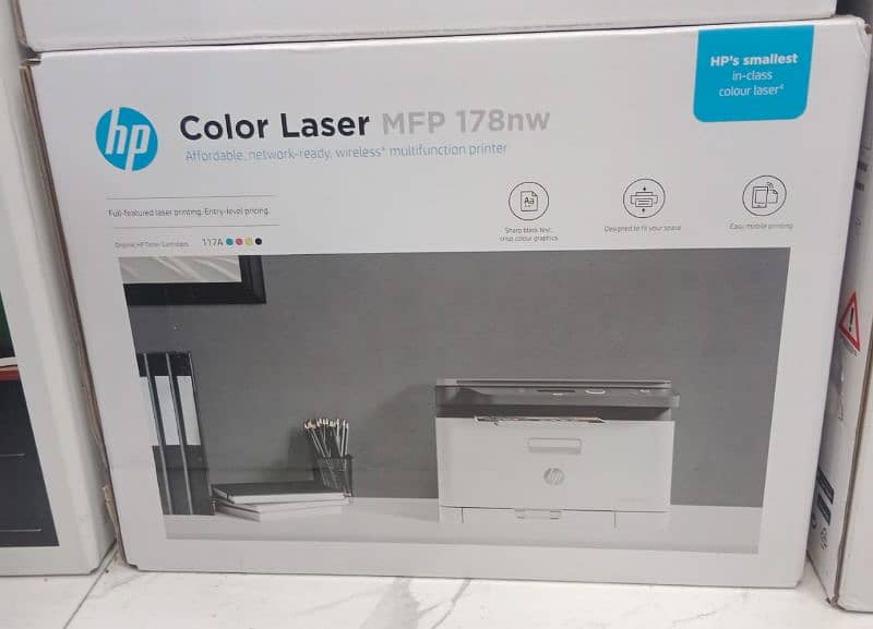 hp color laserjet MFP 178nw new box open condition. 4